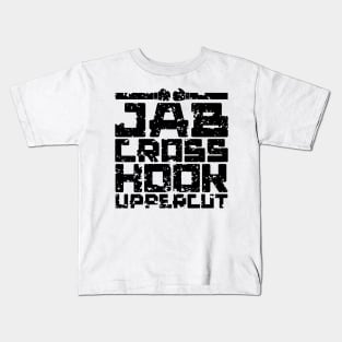 Aged Jab Cross Hook Uppercut Kids T-Shirt